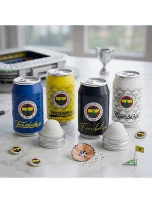Bakgelal Fenerbahçe Lisanslı Kola Kutusu Şeklinde Kalemtıraş ve Silgi – 2’si 1 Arada Kırtasiye