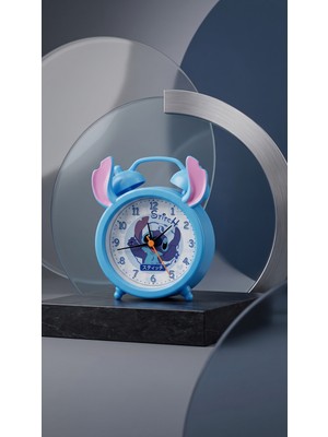 VizyonumVar Concept Stitch Figürlü Pilli Çalar Saat - Kolay Kurulumlu Şık Masaüstü Dekoratif Saat