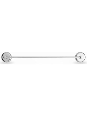 Paslanmaz Metal Havluluk 41 cm – Duvara Monte Krom Banyo Havlu Askısı, Vida ve Dübel Hediyeli