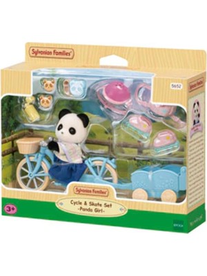 Sylvanian Families Bisiklet ve Paten Seti, Panda Kız