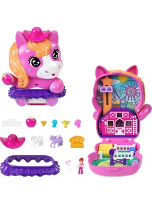 Polly Pocket Midilliyle Rodeo Heyecanı Mikro Oyun Seti, 4y+, JCR39