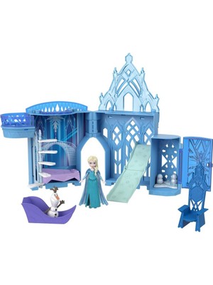 Mattel Disney Karlar Ülkesi Birleştirilebilir Hikaye Alanları™ Oyun Setleri, Elsa'nın Buzdan Sarayı Disney Karlar Ülkesi Oyuncakları, Elsa'nın Birleştirilebilir Şatosu, Çocuklar Için Hediyeler JDP63