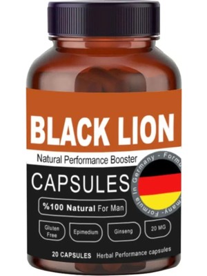 Bezos Black Lion Men Booster Erkeklere Özel  20LI