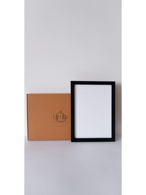 Ahşap Çerçeve 33X48 cm (A3+) Premium Frame Siyah & Beyaz & Ahşap Çerçeve (Siyah)