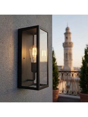 Tel Lighting Kuba Metal Dış Mekan Aplik