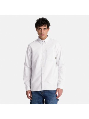 Timberland Lake Warner Solid Oxford Shirt Erkek Gömlek