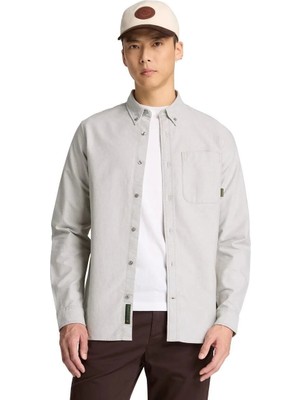 Timberland Lake Warner Solid Oxford Shirt Erkek Gömlek