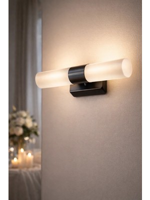 Tel Lighting Buz Aplik Çift Yönlü LED Aplik - Siyah