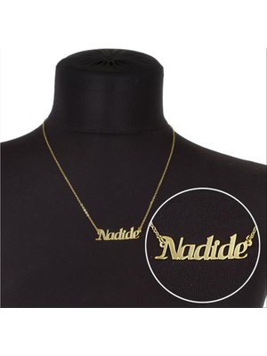 Pileli Store Nadide Isimli Kolye (Kişiye Özel)