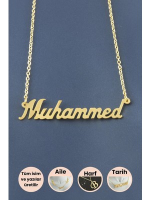 Pileli Store Muhammed Isimli Kolye