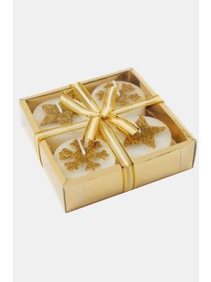Pileli Store Yıldız Kartanesi Mum 4 Adet