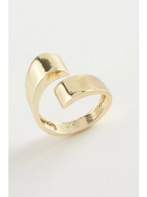 Pileli Store Oval Metal Yüzük