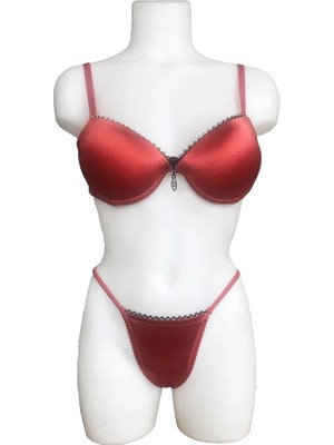 Pileli Store Night Flaght Destekli Dolgulu Kadın Iç Çamaşır Takımı 2090