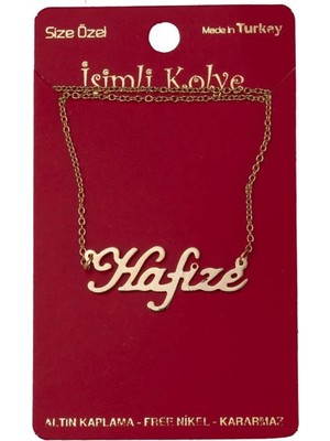 Pileli Store Hafize Isimli Kolye (Kişiye Özel)