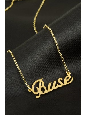 Pileli Store Buse Isimli Kolye (Kişiye Özel)