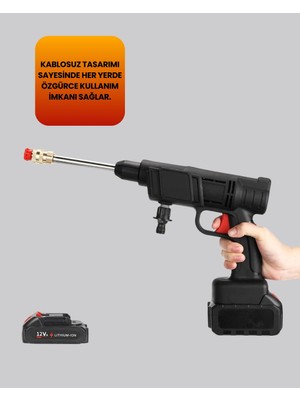 Pileli Store 48V Şarjlı Basınçlı Yıkama Cihazı Köpük Hazneli 2025 Orijinal Model