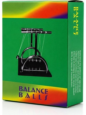 Pileli Store Balance Balls Küçük Newton - Metal Denge Topları Masa Üstü BX40