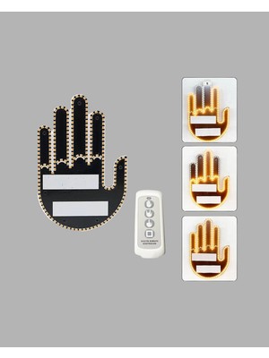 Pileli Store Kompakt Tasarımlı LED Jest Işığı – Selam ve Teşekkür Modları