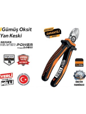 Boss 160 mm Gümüş (85629) Oksit Yankeski 6 Adet
