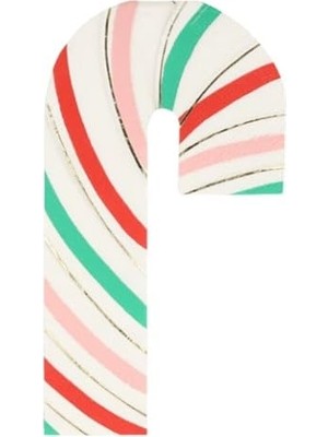 Tr Candy Cane Napkins - Çizgili Şeker Kamışı Peçeteler 16 Lı