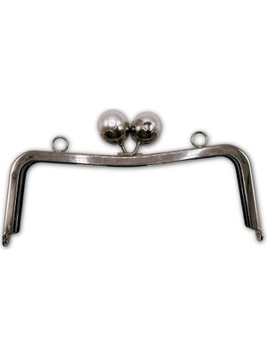 Oxford İplik Klipsli Metal Cüzdan Içten Vidalı (Vidalar Dahil) 20 cm Gümüş