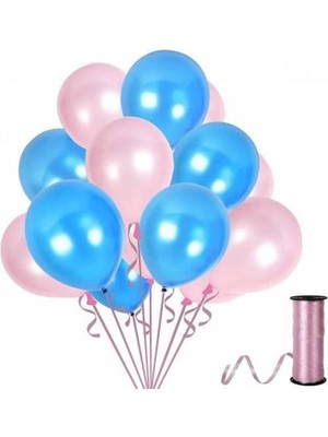 BenimMarifetlerim Pembe Mavi Cinsiyet Belirleme Balonu 12 Inch 20 Adet