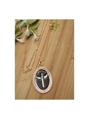Stoneage Melek Kolye - Rose -