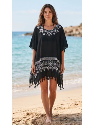 Desenli Buldan Tunik Pareo