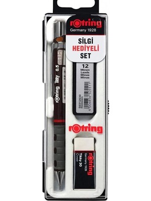 Rotring Tikky 0.5 mm Bordo Okul Seti