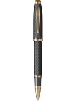 Scrikss Oscar 390 Mat Siyah Altın Roller Kalem Safety Mavi Refil