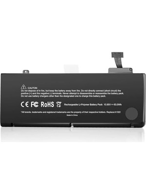 Orevio Apple A1322 MacBook Pro 13-Inch Unibody ile Uyumlu Batarya Pil