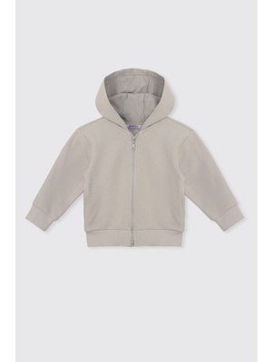 Panço Erkek Bebek Fermuarlı Mint Sweatshirt