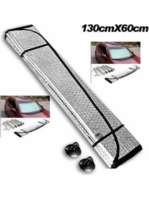 Store Araba Ön Cam Güneşliği 130*60 cm Parlak