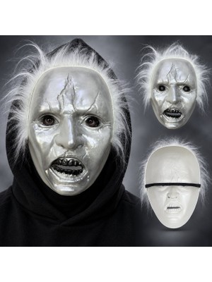 Store Beyaz Saçlı Michael Myers Plastik Karakter Maskesi