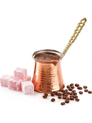Orevio Bakir Cezve, 150 Ml; Metal Sapli, Soslar Icin Uygun (Bakir Cezve)