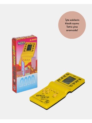 Store Taşınabilir El Aterisi Gameboy – Klasik Tetris Oyunu, Pil ile Çalışan Mini El Konsolu