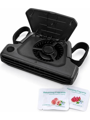 Store Aroma Hazneli Araç Koltuk Başlığı Fanı 5 Kademeli Güçlü Hava Akışı Sunan Soğutucu