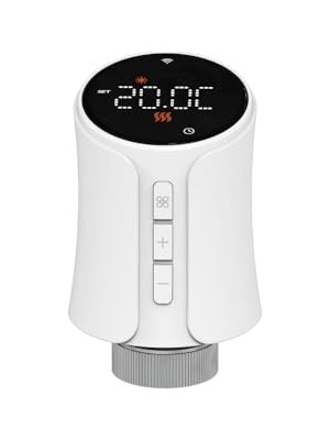 Orevio Zigbee LCD Ekranlı Termostatik Radyatör Vanası (Tuya, ZIGBEE2MQTT Uyumlu), Smart Life