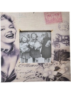 Store Decotown Marilyn Monroe Tasarım Ahşap Resim Fotoğraf Çerçevesi