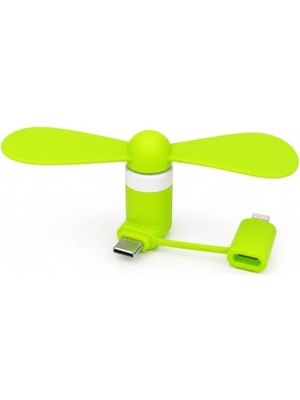 Orevio Cep Boy Telefon Soğutucu Fan, Sessiz Çalışan Mini USB Pervane, Android ve Ios Uyumlu