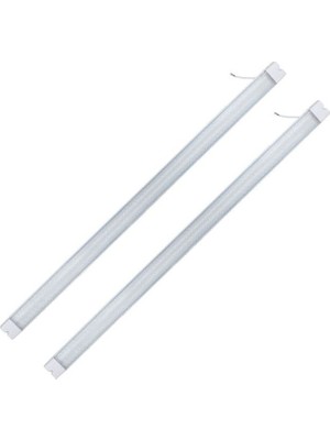 Store Ledx AL-EXTK80 220 Volt - 80 Watt 6500K 8800 Lümen 120 cm Beyaz 3 Sıra Ledli Kristal Bant Armatür (2’li Paket Fiyatı)