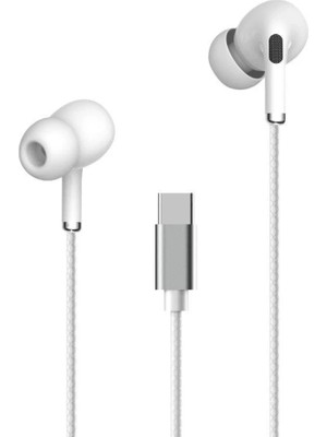 Store Konfulon INA16 Type-C Kablolu Kulak Içi Kulaklık - Beyaz
