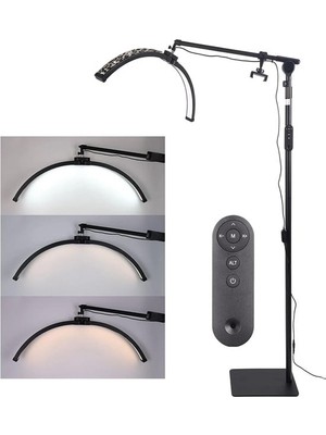 Store Trled F-700B 70CM Zebra Elmas Desenli Ayaklı Profesyonel Güzellik Salonu Lambası
