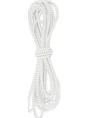 Orevio Desenli Beyaz Simli 5 Metre 2 mm Yuvarlak Lastik