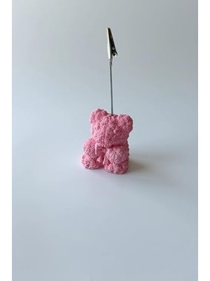 Orevio Pembe Mini Gül Ayıcık Not Tutacağı