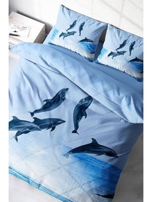 Orevio Dolphin2 3D Çift Kişilik Nevresim Takımı 200X220, MONOHOME4807