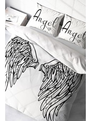 Orevio Nevresim Takımı, %100 Pamuk Saten Çift Kişilik Angel Wing, MONOHOME39912