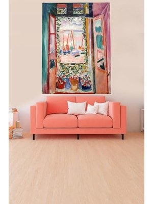 Orevio Batik Suluboya Manzara Resmi Leke Tutmaz Kadife Kumaş Duvar Örtüsü Duvar Halısı Tapestry WLLWD539,70 x 100