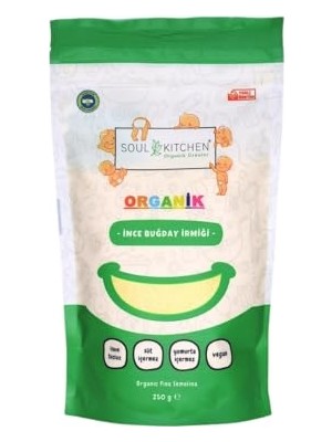 Orevio Organik Ince Buğday Irmiği 250 G (Bebek Irmiği)