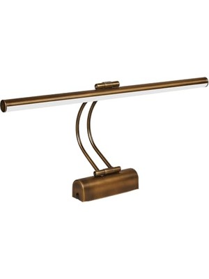Orevio Flüt LED Aplik 50 Cm, 4000K Soft Beyaz, Modern Duvar Aydınlatma, Banyo, Tablo ve Çalışma Masası Lambası, Eskitme